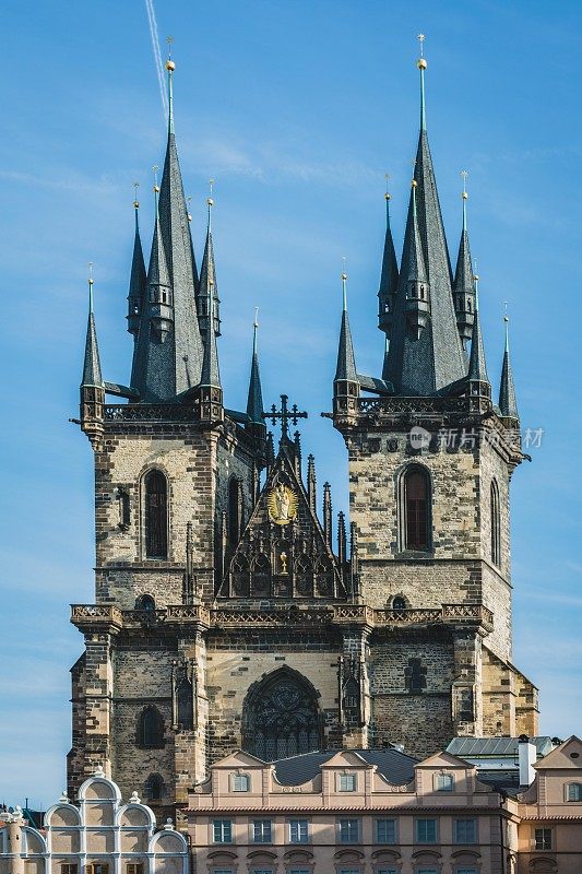 Tyn Church，布拉格，老城广场